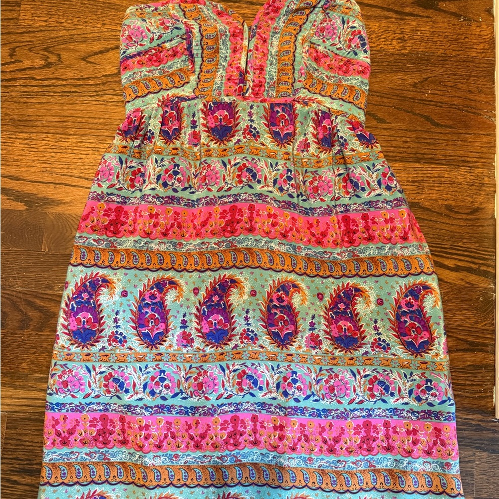 Colorful Paisley Boho Dress